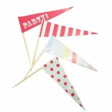 Little Circus Cupcake Flags 24 pack